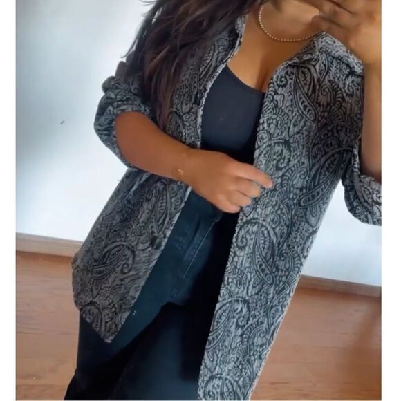 Vintage paisley print jacket - Picture 3 of 7